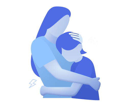 мама с ребенок